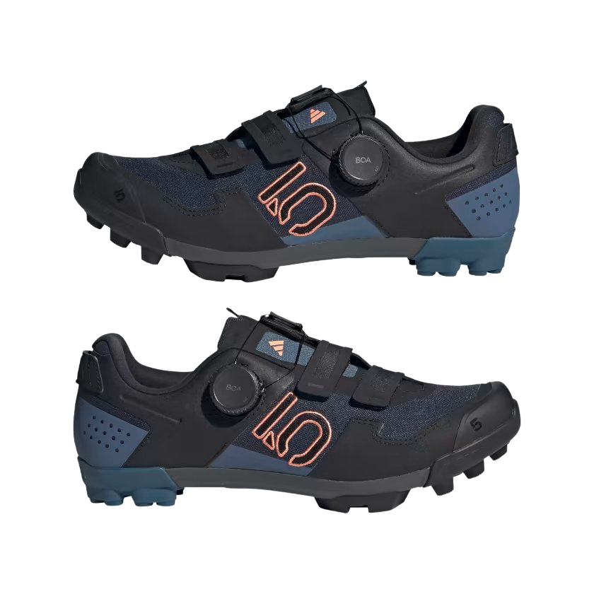Five Ten Kestrel BOA Clipless MTB Shoe - Womens - Legend Ink-Black-Coral Fusion