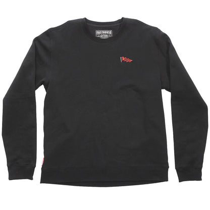 Fasthouse Flag Crew Neck Pullover - Black