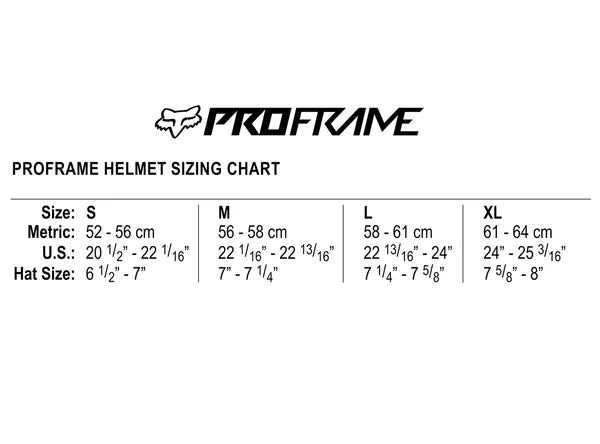 Fox Racing Proframe Full Face Helmet - Matt Black - Prior Season