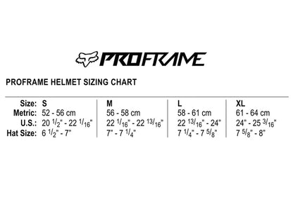 Fox Racing Proframe Full Face Helmet - Matt Black - Prior Season