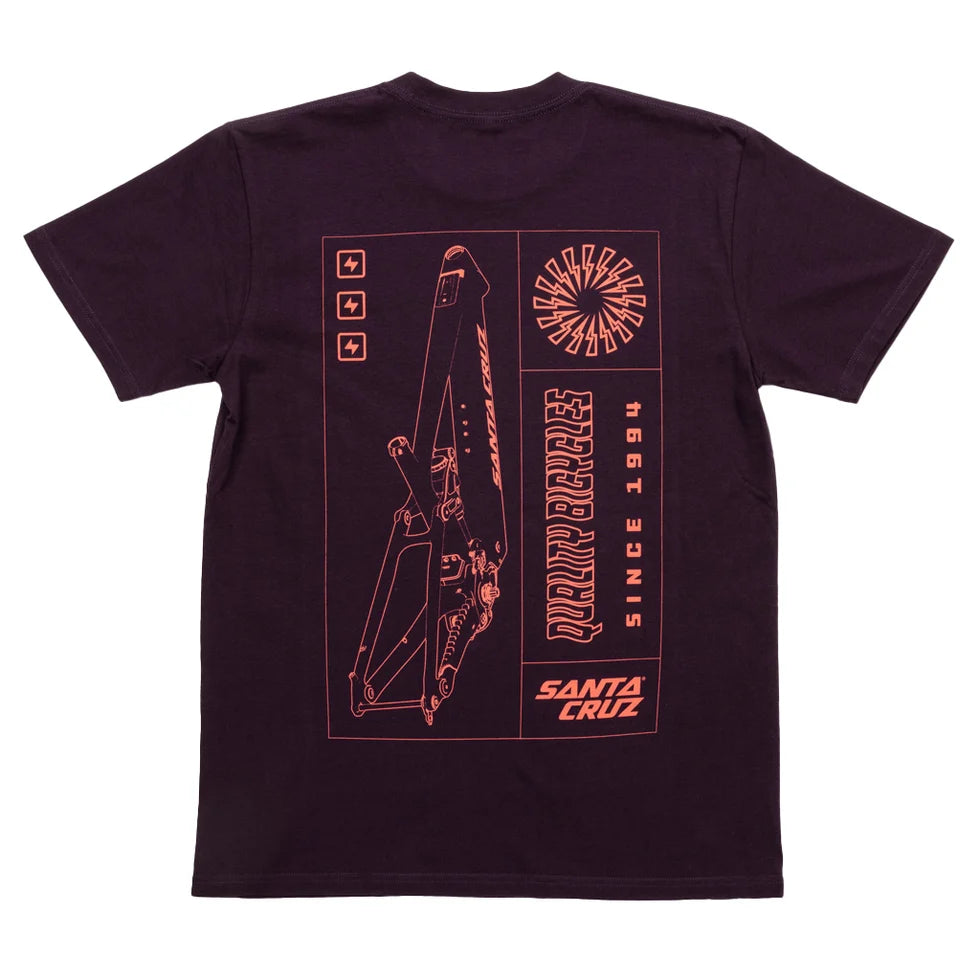 Santa Cruz Framed Tee - Deep Purple