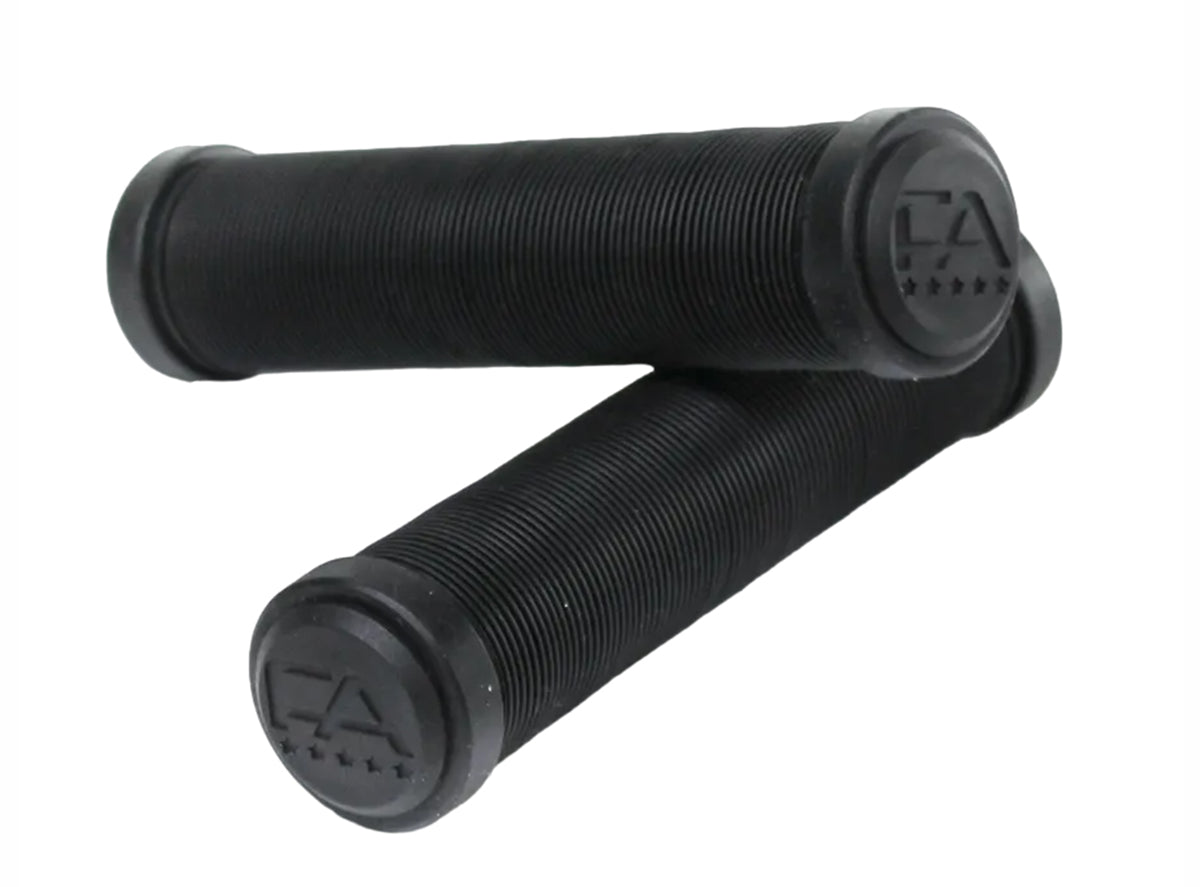 Free Agent Flangeless Shroom XL BMX Grips - Black