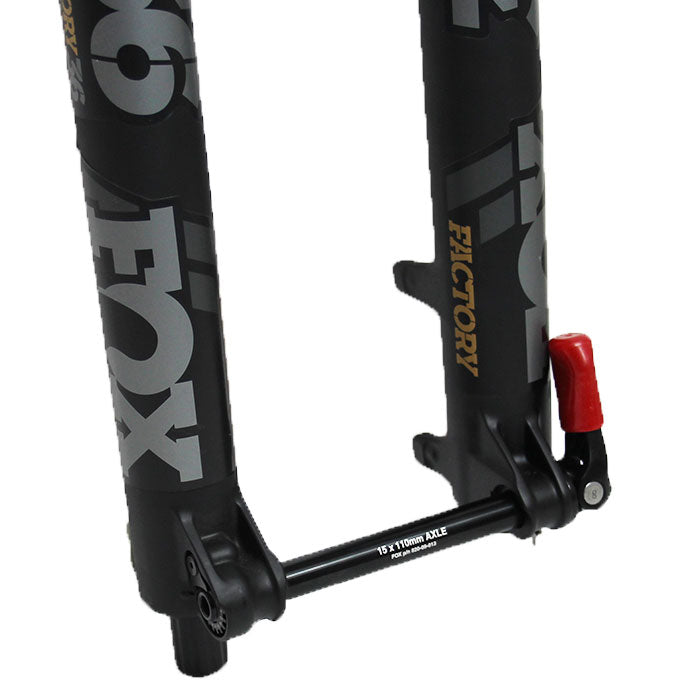 Fox Suspension 36 Float 170 Factory 27.5" 15QRx110 - Black-Silver Decals - OE - 2019