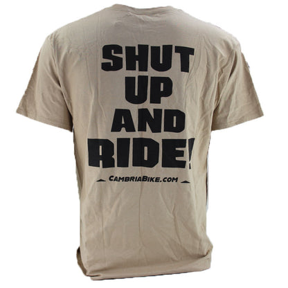 CBO Shut Up and Ride Tee - Pebble