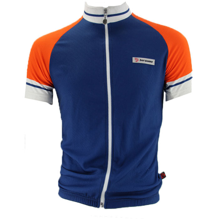 Capoforma MB Tuscan Short Sleeve Road Jersey - Blue-Orange