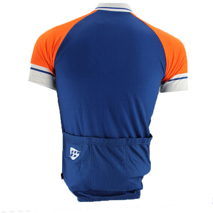 Capoforma MB Tuscan Short Sleeve Road Jersey - Blue-Orange