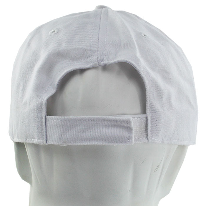 CBO Logo Brushed Twill Cotton Hat - White