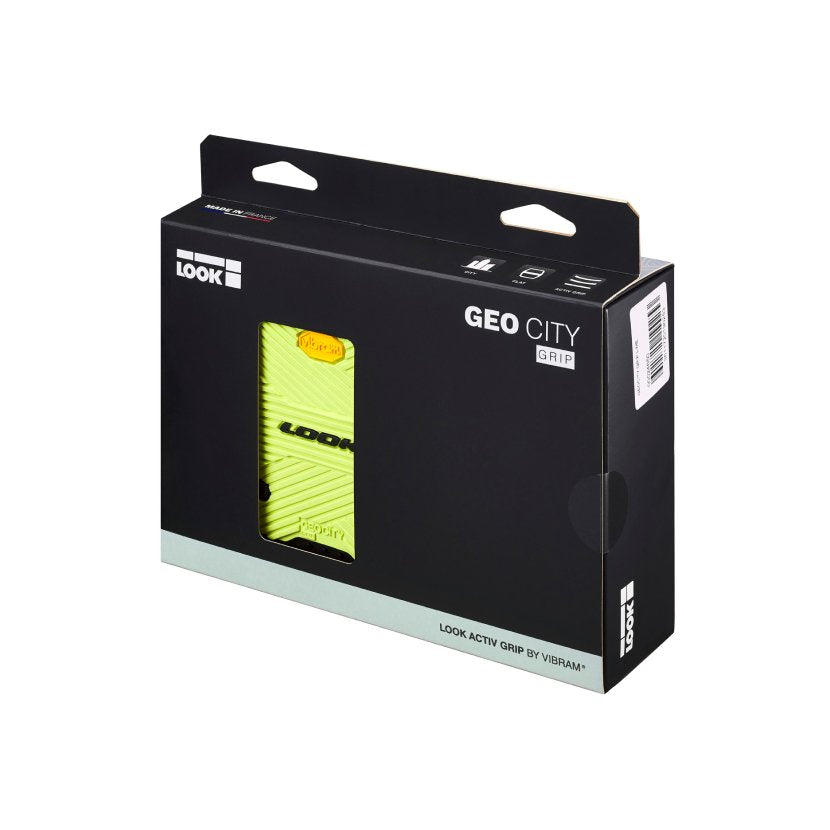 Look Geo City Grip Flat Pedals - Lime