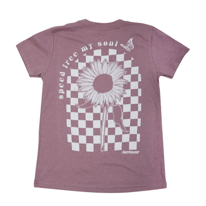 Fasthouse Allure Tee - Girls - Heather Orchid