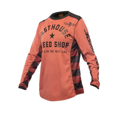 Fasthouse Grindhouse Air Cooled Originals Jersey - Girls - Mauve