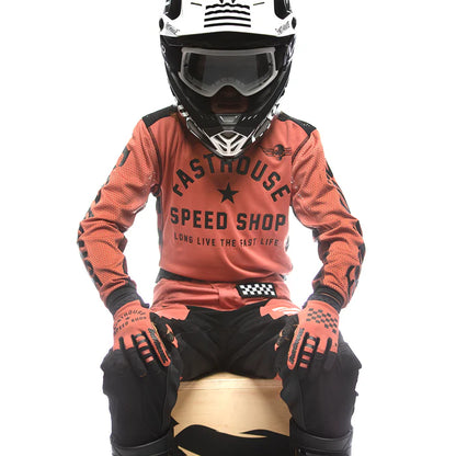 Fasthouse Grindhouse Air Cooled Originals Jersey - Girls - Mauve