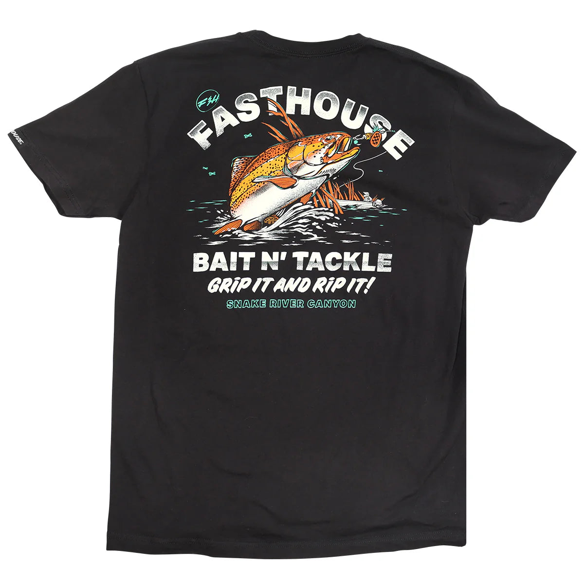 Fasthouse Gone Fishin Tee - Black