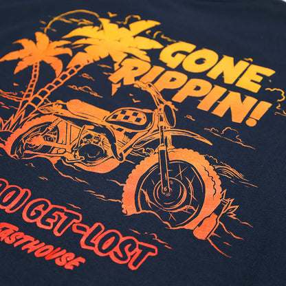 Fasthouse Gone Rippin Tee - Navy