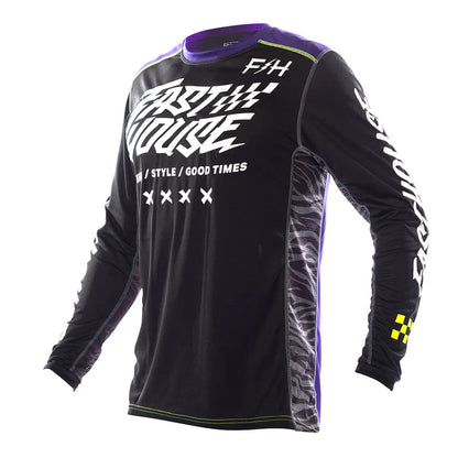 Fasthouse Grindhouse Rufio Jersey - Black-Purple