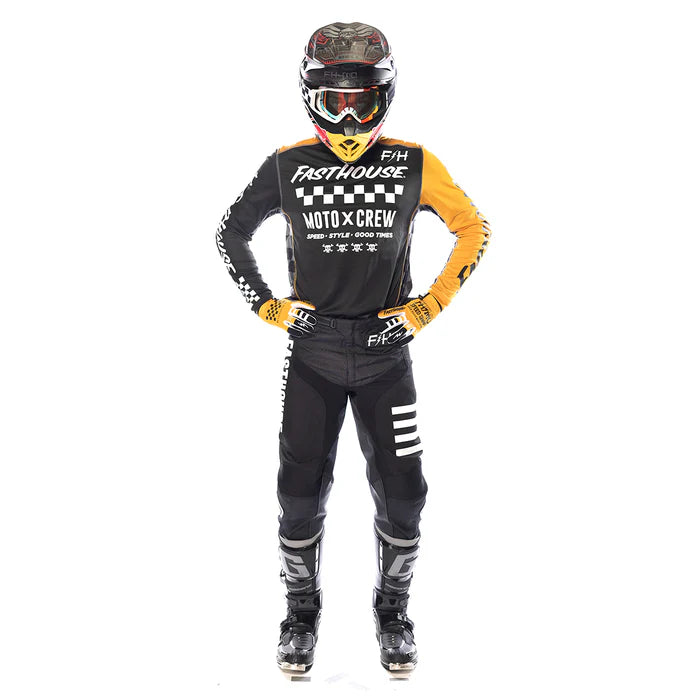 Fasthouse Grindhouse Alpha Jersey - Black-Amber