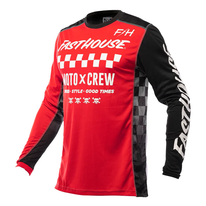Fasthouse Grindhouse Alpha Jersey - Red-Black