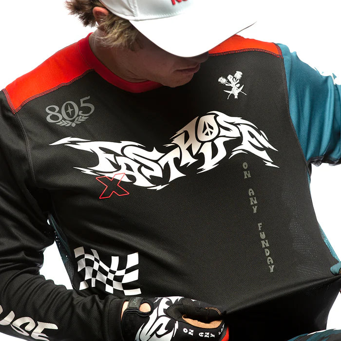 Fasthouse Bereman Jersey - Black-Infrared