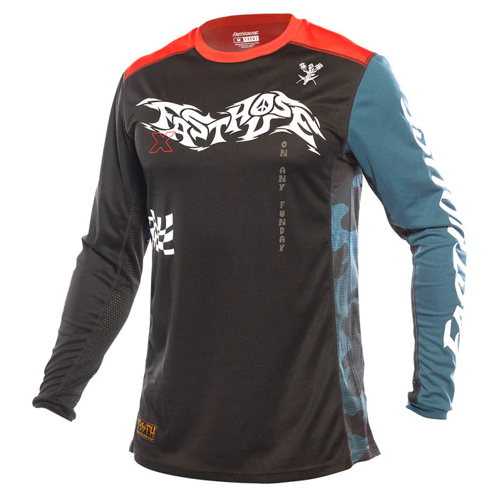 Fasthouse Bereman Jersey - Black-Infrared