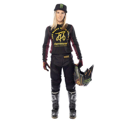 Fasthouse Grindhouse Golden Script Jersey - Womens - Black