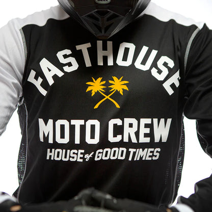 Fasthouse Grindhouse Haven Jersey - Youth - Black-White
