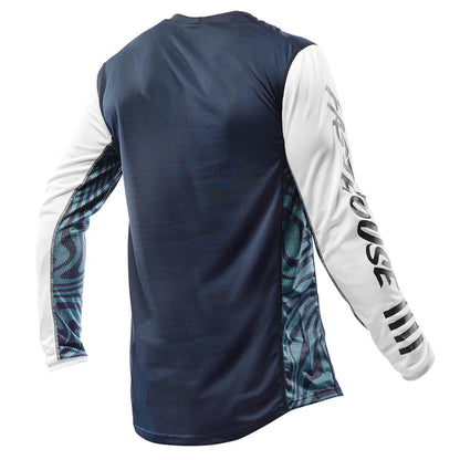 Fasthouse Grindhouse Nova Jersey - White-Navy
