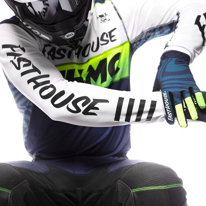 Fasthouse Grindhouse Nova Jersey - White-Navy