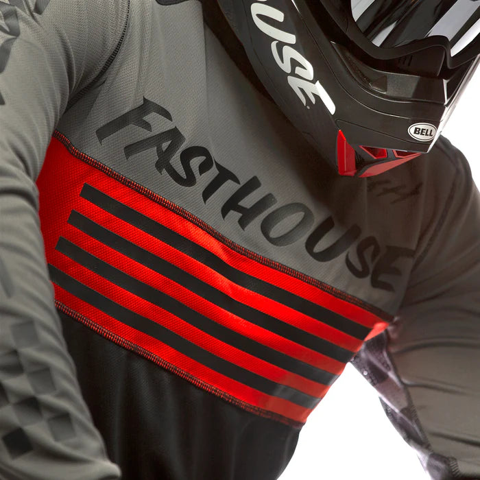 Fasthouse Grindhouse Omega Jersey - Gray-Black