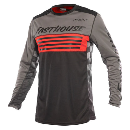 Fasthouse Grindhouse Omega Jersey - Gray-Black