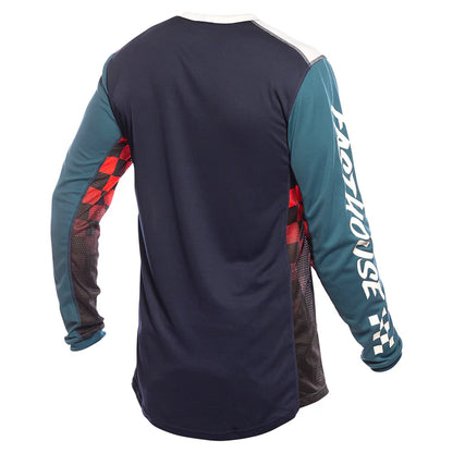 Fasthouse Grindhouse Omega Jersey - Indigo-White