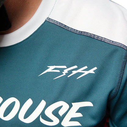 Fasthouse Grindhouse Omega Jersey - Indigo-White