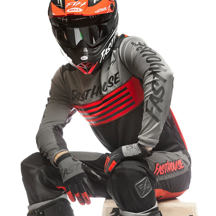Fasthouse Grindhouse Omega Jersey - Gray-Black