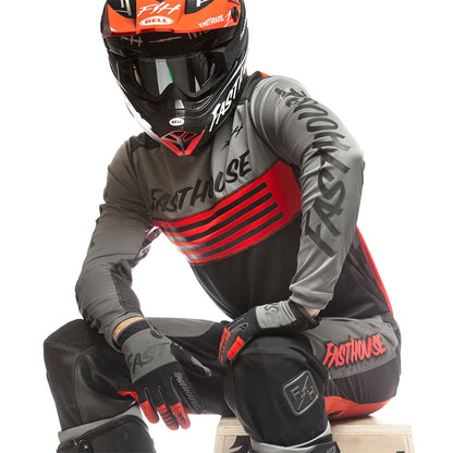 Fasthouse Grindhouse Omega Jersey - Gray-Black