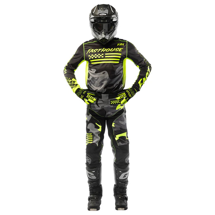 Fasthouse Grindhouse Riot Pant - Black-Hi Viz