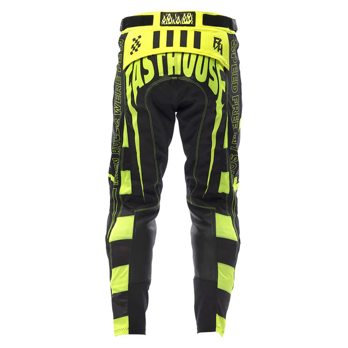 Fasthouse Grindhouse Riot Pant - Youth - Black-High Viz