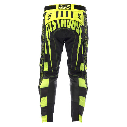 Fasthouse Grindhouse Riot Pant - Youth - Black-High Viz