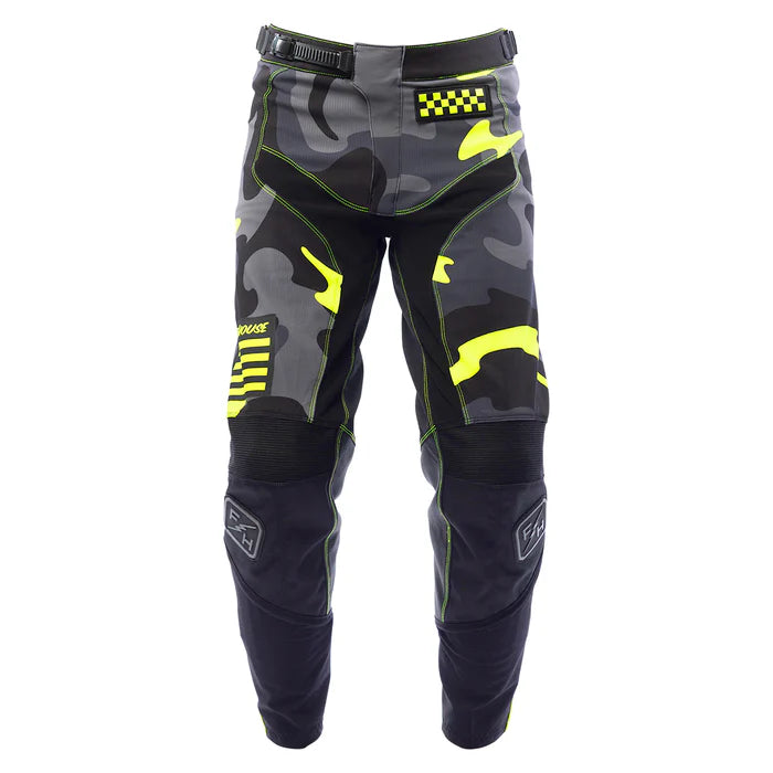 Fasthouse Grindhouse Riot Pant - Youth - Black-High Viz