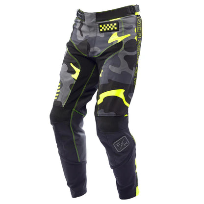 Fasthouse Grindhouse Riot Pant - Youth - Black-High Viz