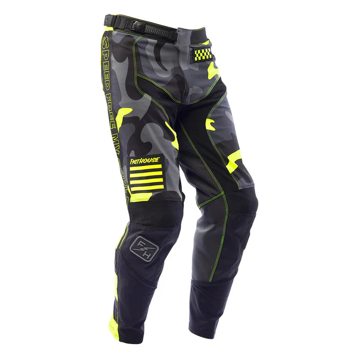 Fasthouse Grindhouse Riot Pant - Youth - Black-High Viz