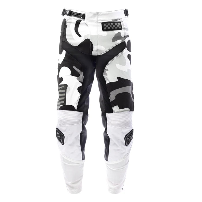 Fasthouse Grindhouse Riot Pant - Youth - White-Black