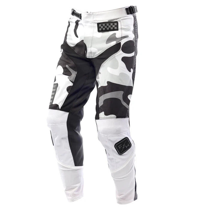 Fasthouse Grindhouse Riot Pant - Youth - White-Black