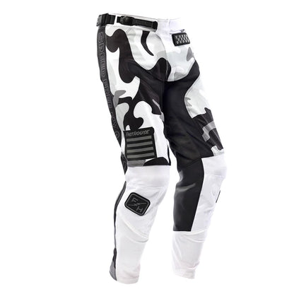 Fasthouse Grindhouse Riot Pant - Youth - White-Black