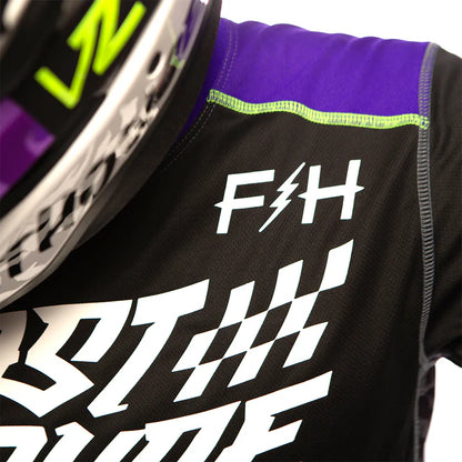Fasthouse Grindhouse Rufio Jersey - Black-Purple
