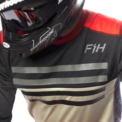 Fasthouse Grindhouse Tempo Jersey - Black-Infrared