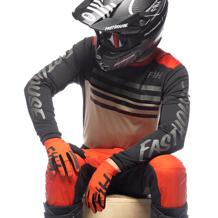 Fasthouse Grindhouse Tempo Jersey - Black-Infrared