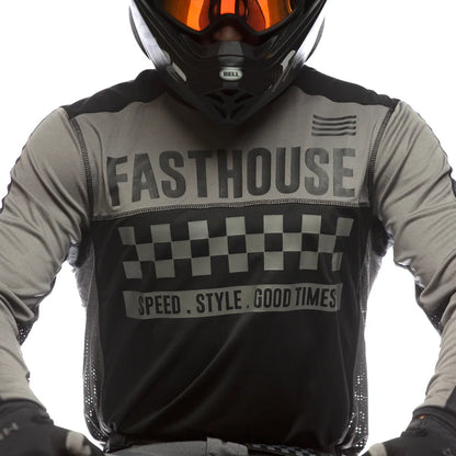 Fasthouse Grindhouse Torino Jersey - Black-Gray