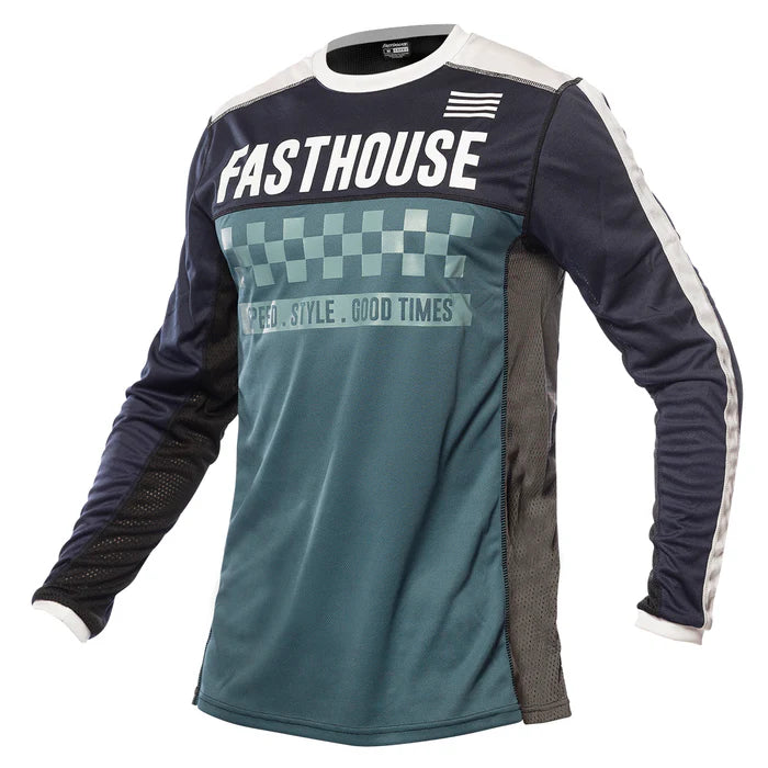 Fasthouse Grindhouse Torino Jersey - Blue-Black