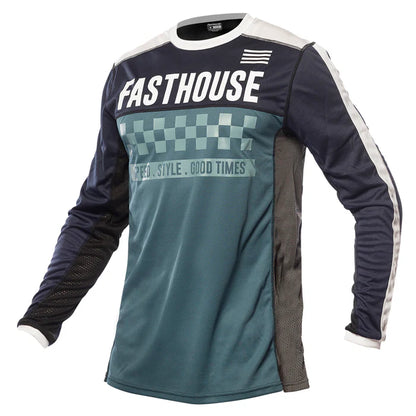 Fasthouse Grindhouse Torino Jersey - Blue-Black