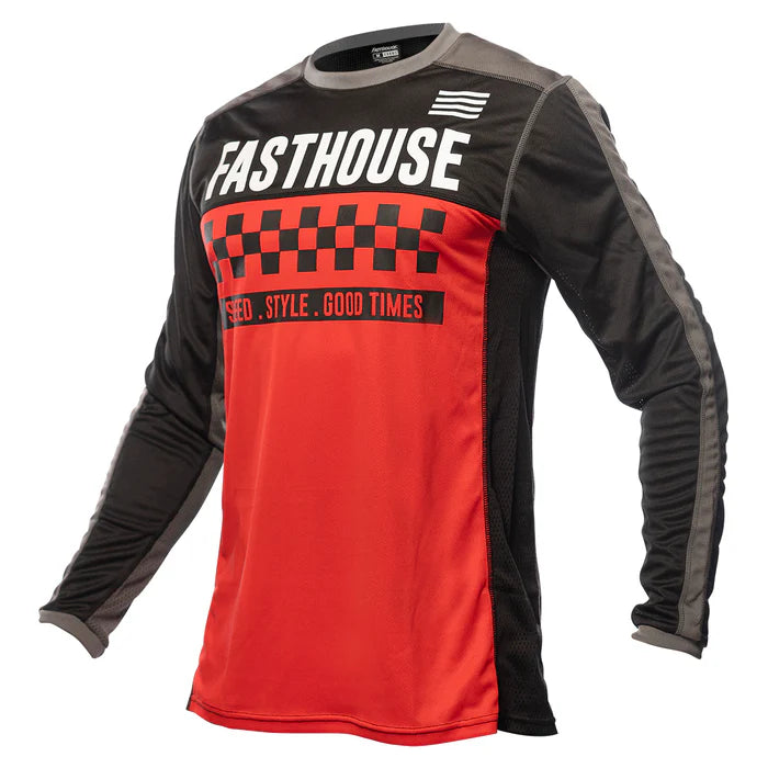 Fasthouse Grindhouse Torino Jersey - Red-Black