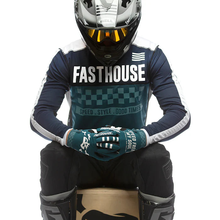 Fasthouse Grindhouse Torino Jersey - Blue-Black