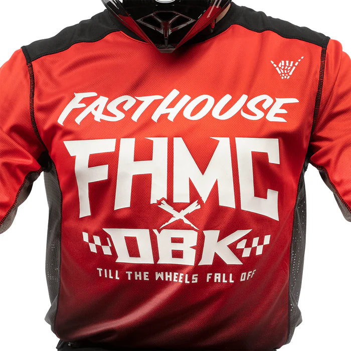Fasthouse Twitch Jersey - Red-Black